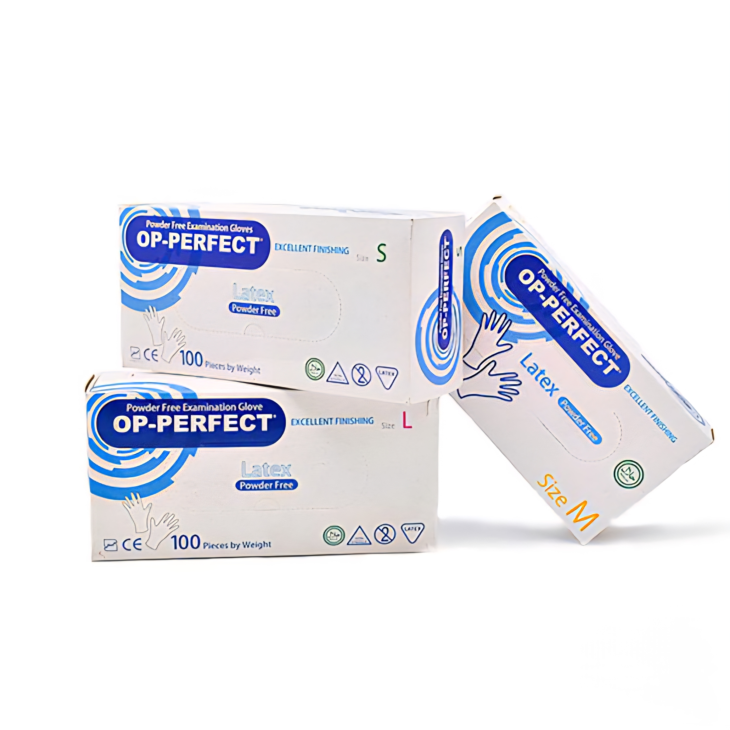 دستکش لاتکس بدون پودر OP‑Perfect – انعطاف‌پذیر، ضدحساسیت و ایده‌آل برای مطب و کلینیک