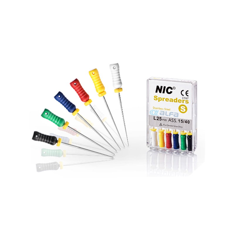 اسپریدر دستی NIC – ابزار فشردهسازی جانبی گوتاپرکا در درمانهای اندودنتیک دستی